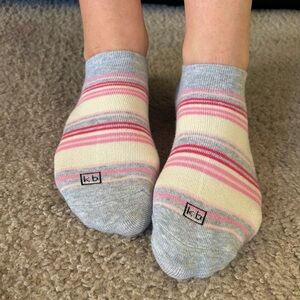 Striped ankle socks